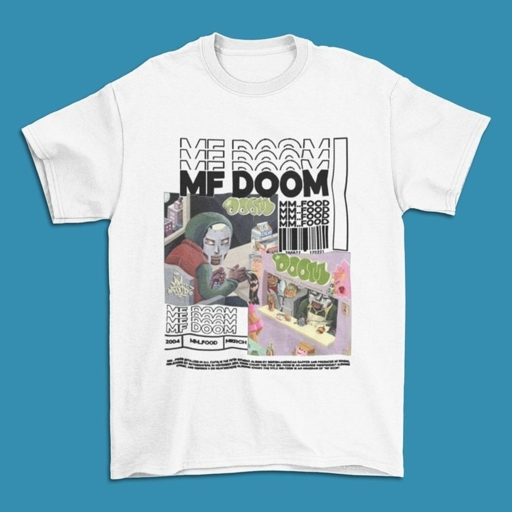 MF Doom White Unisex T-Shirt